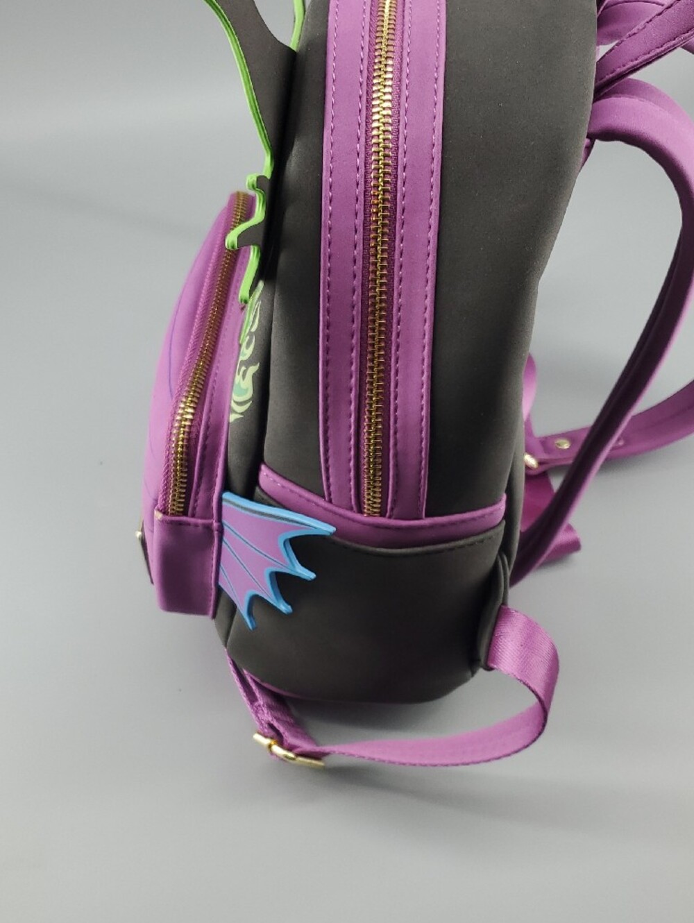Loungefly Purple & Green Maleficent Mini Backpack - Picture 5 of 10